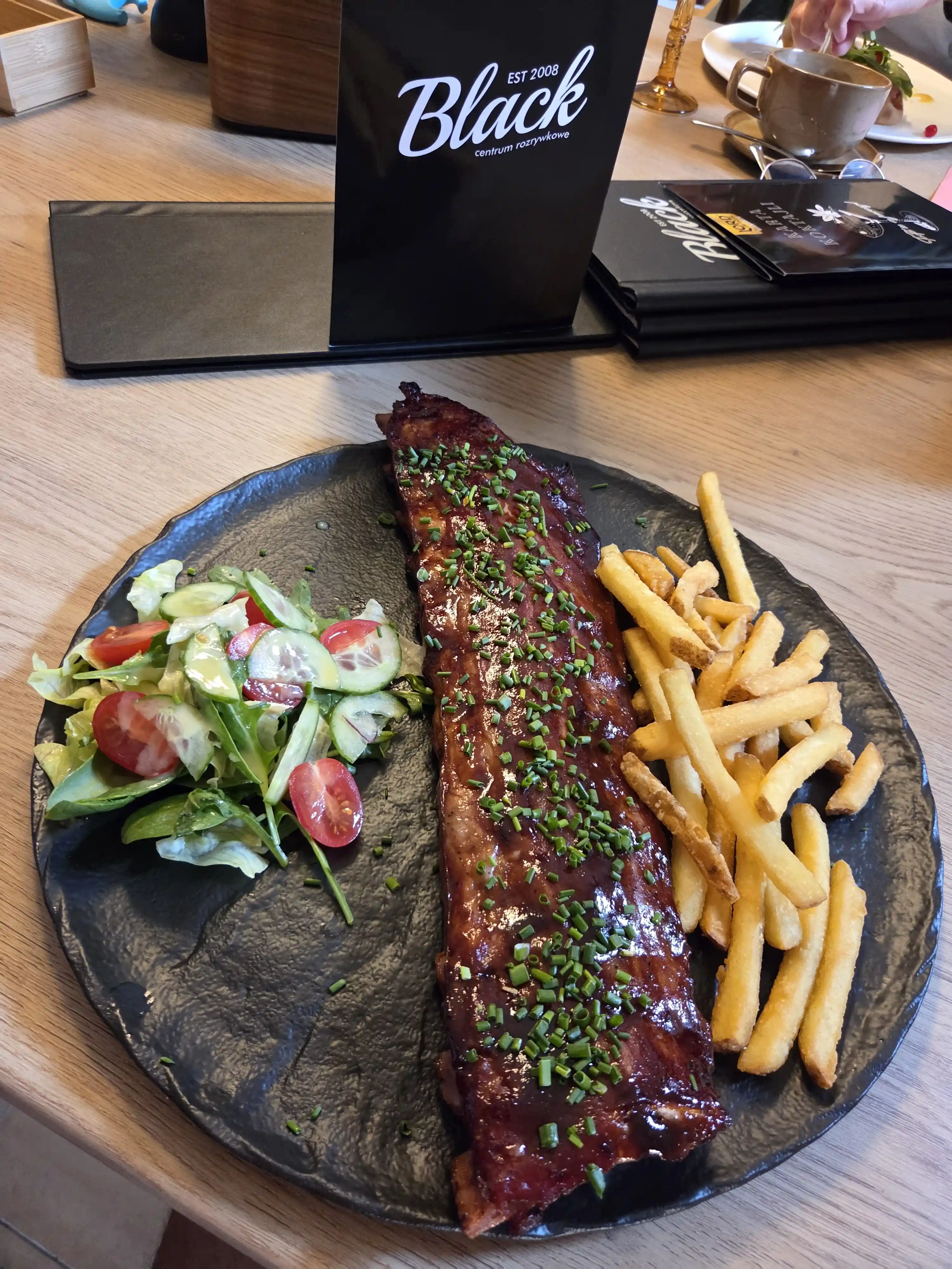 Danie z menu restauracji Centrum Spotkań Black